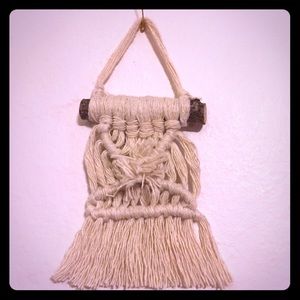 Coppoletti Accents - Handmade Macramé Rear View Mirror Mini Boho Bling Coppoletti Accents - Handmade Macramé Rear View Mirror Mini Boho Bling